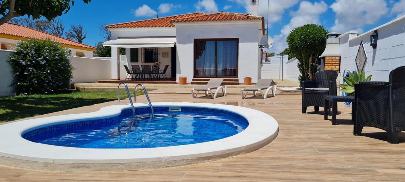 Chalet Las Adelfas Chaparrillo Conil De La Frontera Luaran gambar